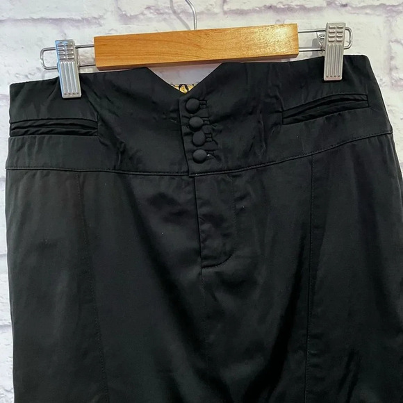 Guess Women's Stretch Black High Waisted Pencil Skirt Size 24 - Picture 3 of 9